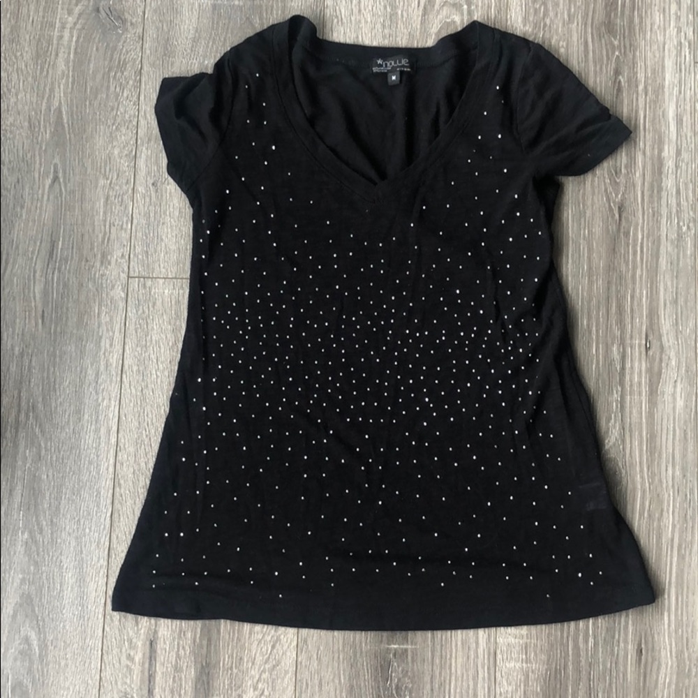 Studded back top